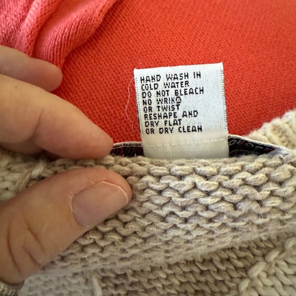 MILANO DESIGN GROUP Cardigan Womens Size M Argyle Floral Button Front Vintage - Picture 10 of 10